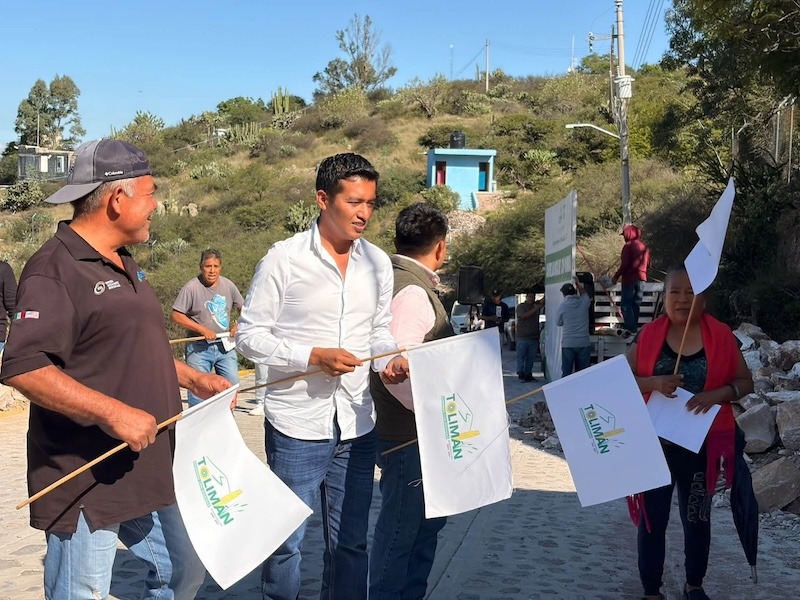Gobierno de Tolimán inicia ampliación de la red de agua potable en Maguey Manso