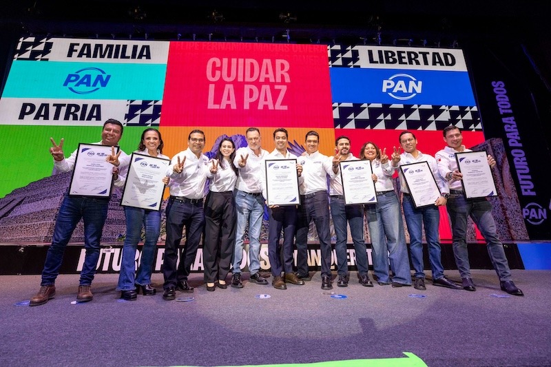 PAN presume unidad con Felifer rumbo a 2027; Luis Nava queda fuera de la foto principal