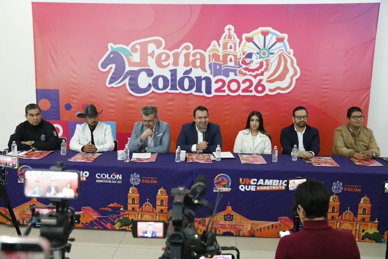 Presenta Gaspar Trueba programa oficial de la Feria Colón 2026; se llevará a cabo del 11 al 18 de octubre 2026