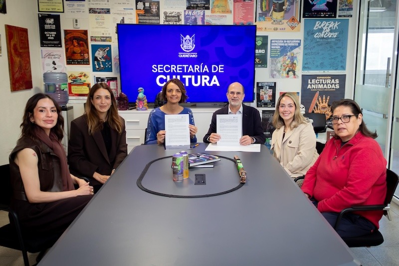 SECULT y Fomento Cultural Grupo Salinas firman alianza para impulsar arte e industrias creativas en Querétaro