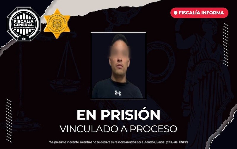 Vinculan a proceso a sujeto acusado de robar vehículo con violencia en Puertas de San Miguel
